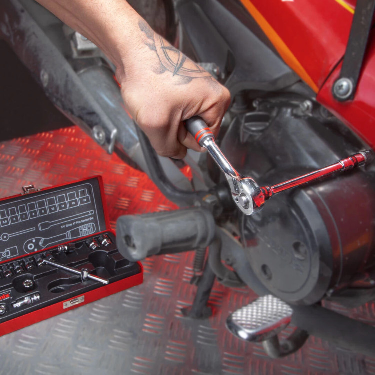 مجموعه بکس 17 عددی 1/4 اینچ رونیکس مدل RH-۲۶۱۷