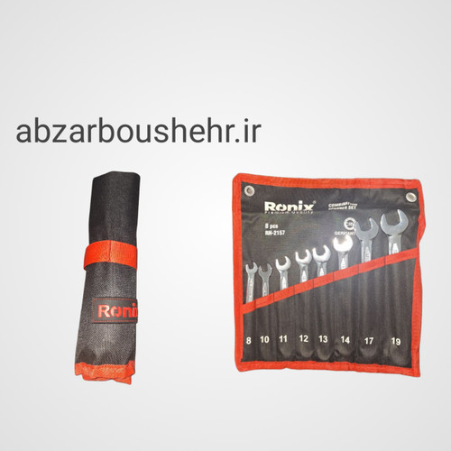 ست 8عددی آچار یکسر تخت یکسر رینگ کیفی مدل RH_2157