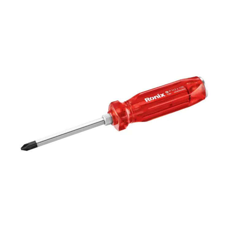 پیچ گوشتی ضربه خور 6x150 میلی متری چهار سو رونیکس مدل RH-2965