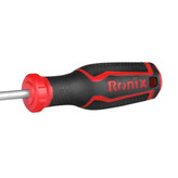 پیچ گوشتی دسته پلاستیکی دورنگ 100*6 دوسو رونیکس مدل RH-2746