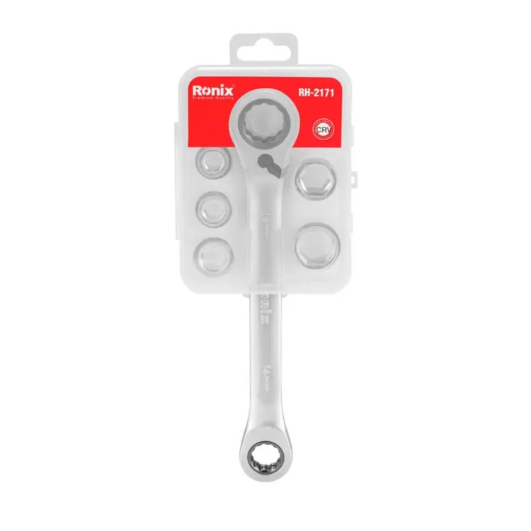 ست آچار جغجغه دسته ثابت چپ گرد و راستگرد RH-2171