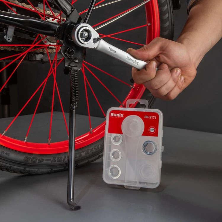 ست آچار جغجغه دسته ثابت چپ گرد و راستگرد RH-2171