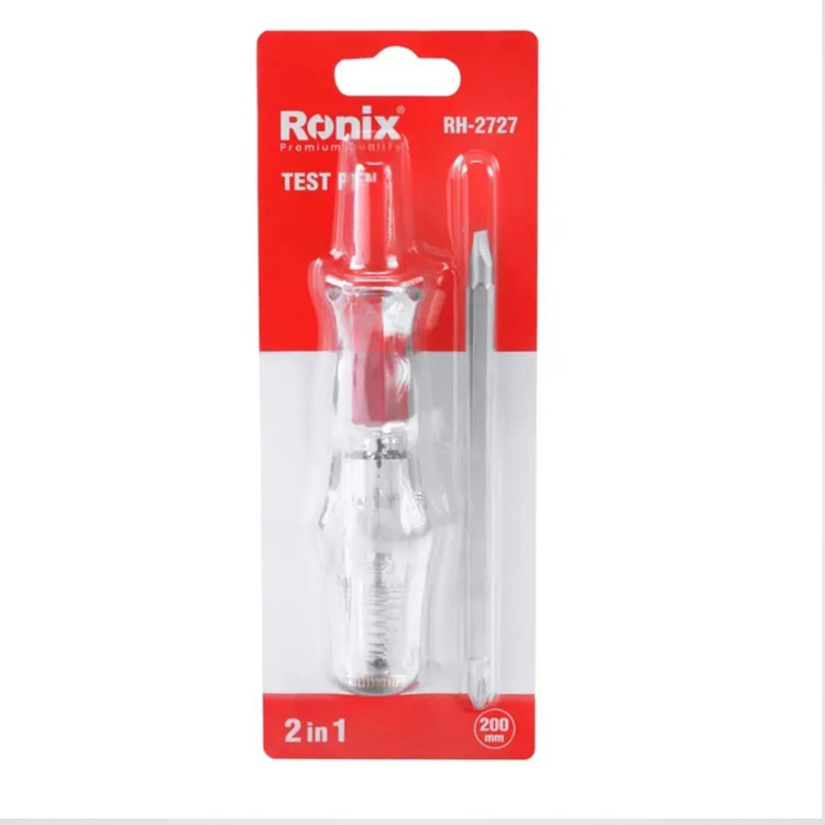 پیچ گوشتی فازمتر دو طرفه 200 میلیمتر رونیکس مدل RH-2727