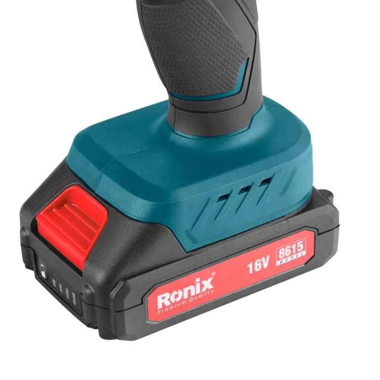 دریل پیچ گوشتی شارژی 16 ولت رونیکس مدل 8615