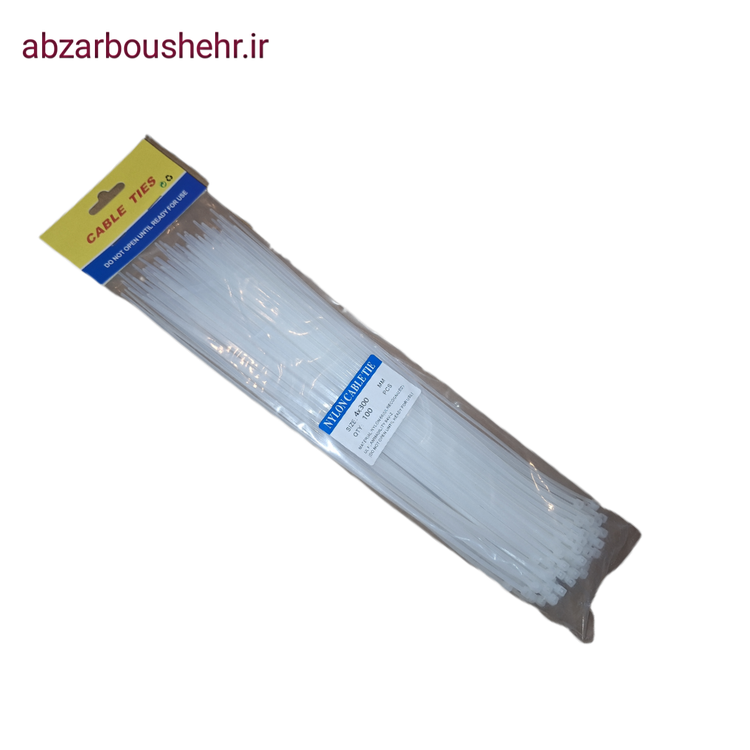 بسته زیپی ۳۰ سانتیمتری ۴ میلیمتری بسته ۱۰۰ عددی
