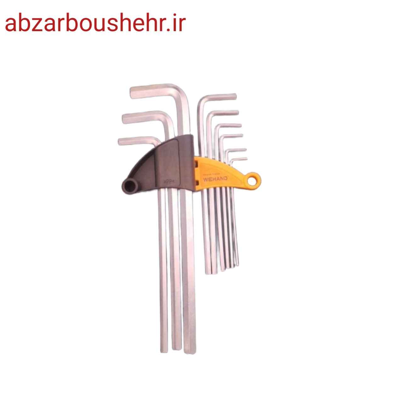 آچار آلن شش گوش پایه بلند نه عددی وی هند مدل ۱۰۱۲۰۳۰۶