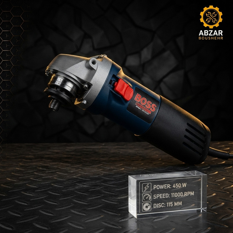 مینی فرز کلید بغل ۴۵۰ وات باس مدل BS-115-2Z