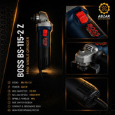 مینی فرز کلید بغل ۴۵۰ وات باس مدل BS-115-2Z