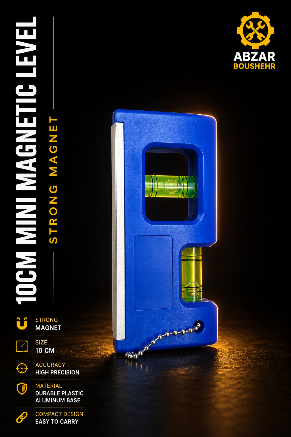 10CM MAGNETIC LEVEL STRONG MAGNET