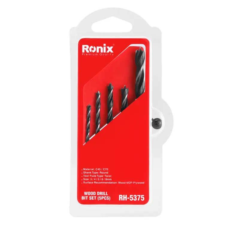 ست مته چوب ۵ عددی رونیکس مدل RH-5375
